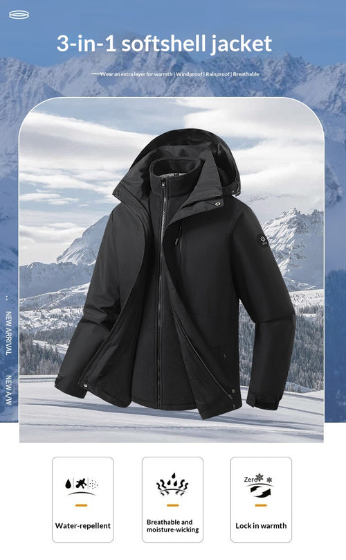 AeroDown™ Men’s Thickened White Duck Down Winter Jacket