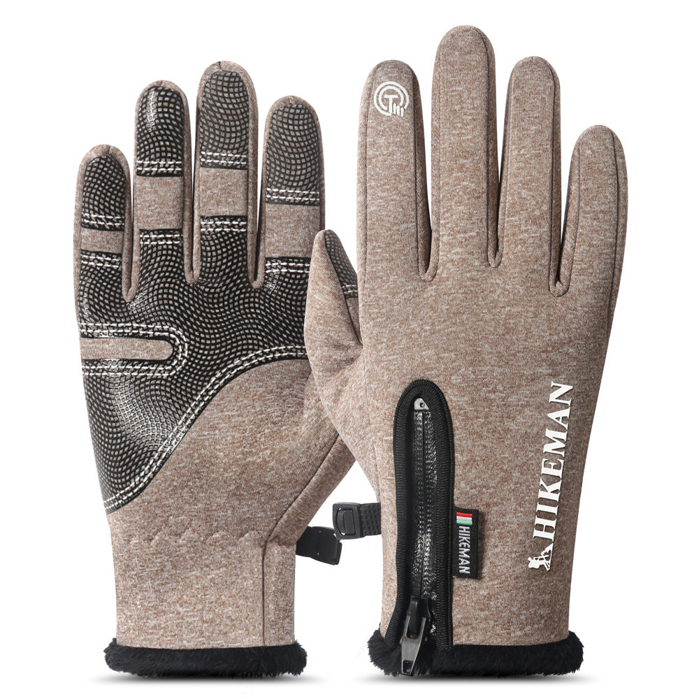 ThermaGrip™ Unisex Touchscreen Fleece Winter Gloves