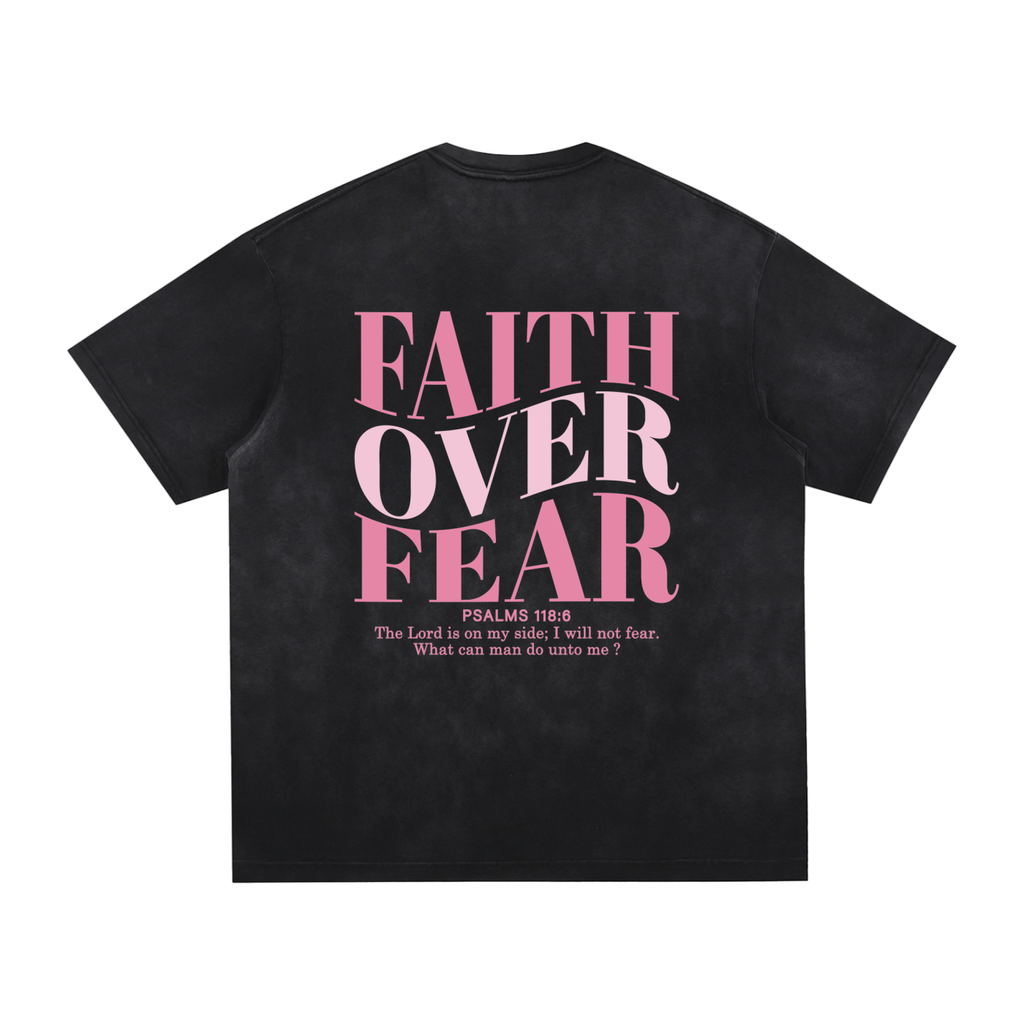 RawEdge™ 260G Washed Frayed Cotton Oversized Tee
