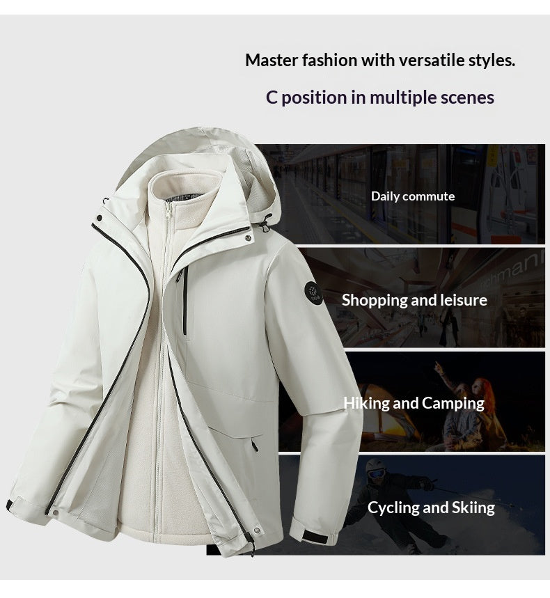 AeroDown™ Men’s Thickened White Duck Down Winter Jacket