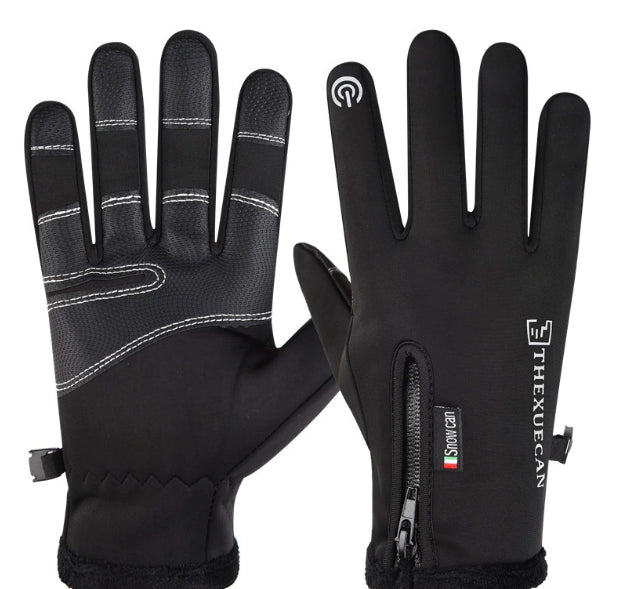 ThermaGrip™ Waterproof Touchscreen Split-Finger Winter Gloves