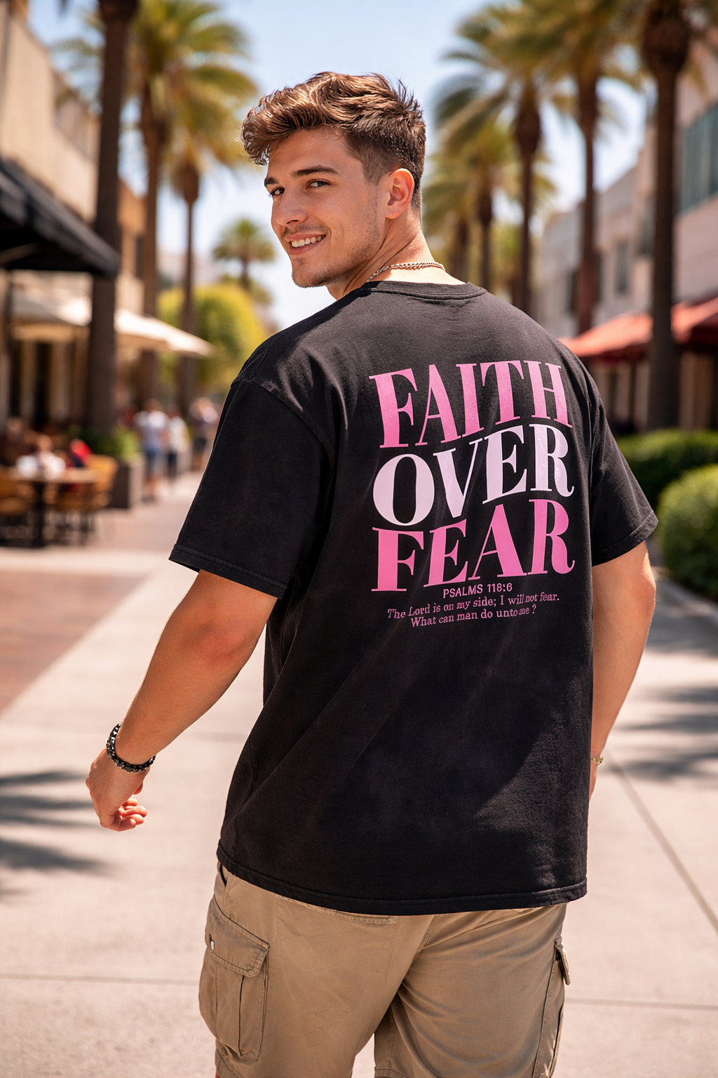 RawEdge™ 260G Washed Frayed Cotton Oversized Tee