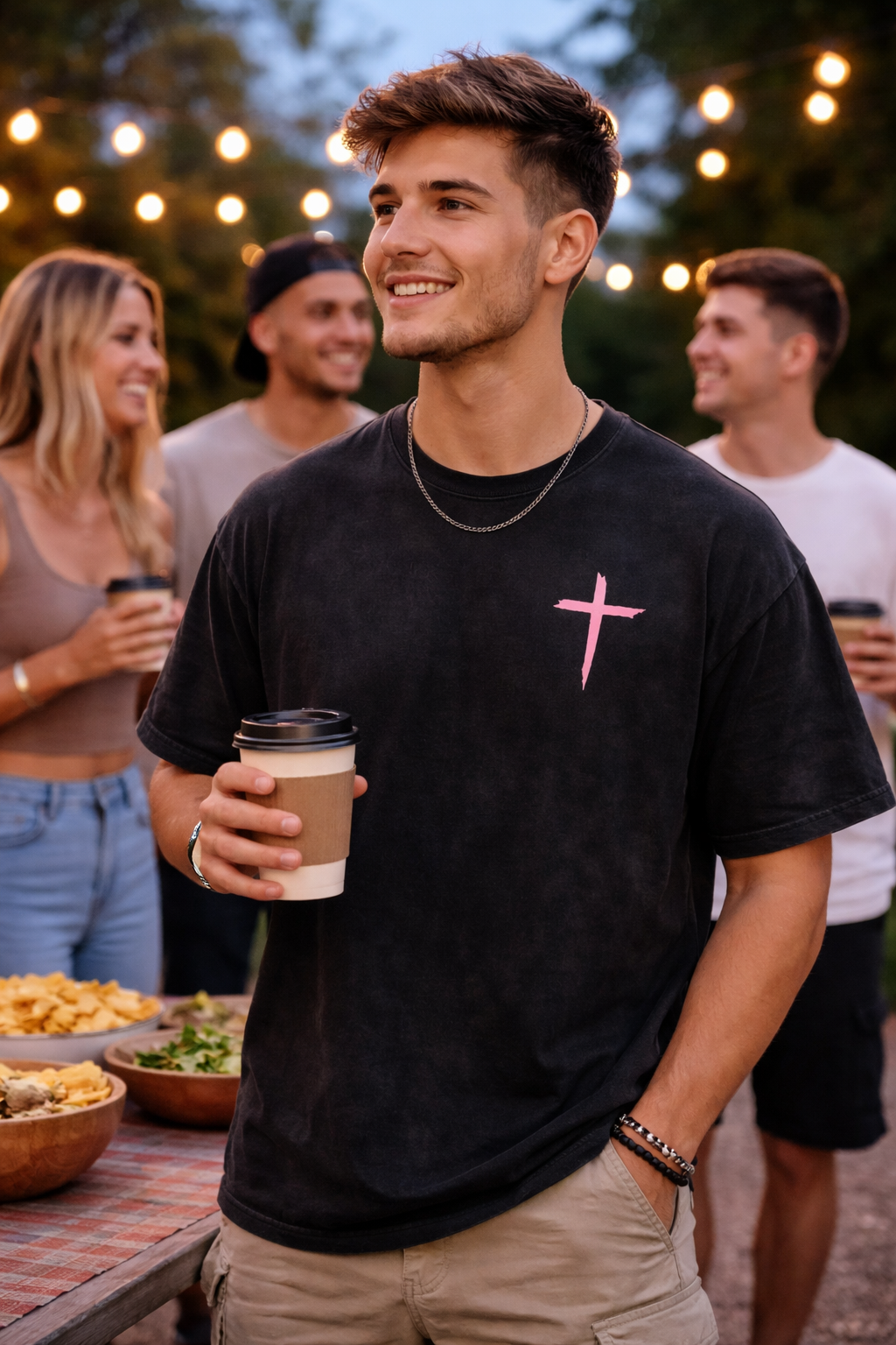 RawEdge™ 260G Washed Frayed Cotton Oversized Tee