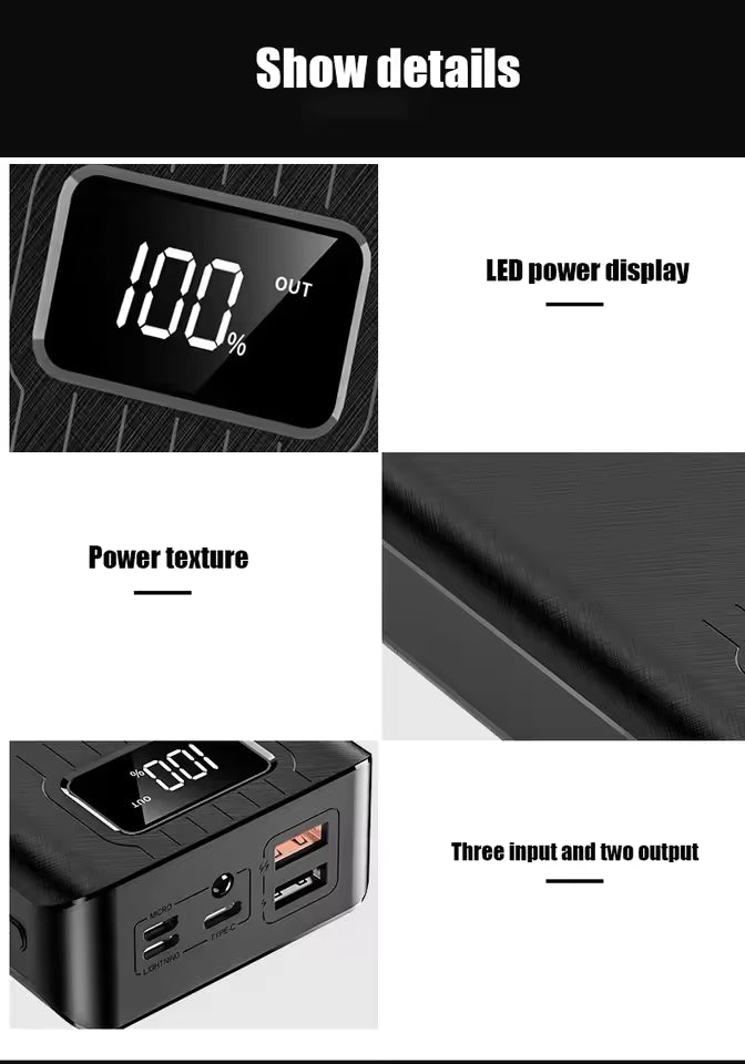 ThermaCharge™ 20,000mAh Fast-Charge Portable Power Bank