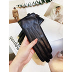 LuxeShear™ Women’s Sheepskin Touchscreen Winter Gloves
