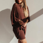 BloomEase™ Women’s Batwing Sleeve Casual Short Set Breathable
