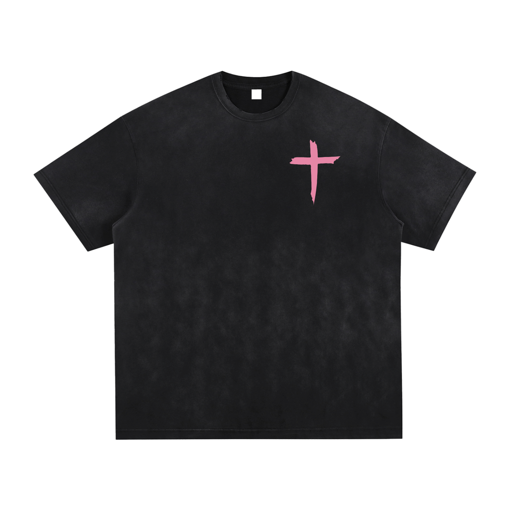 RawEdge™ 260G Washed Frayed Cotton Oversized Tee