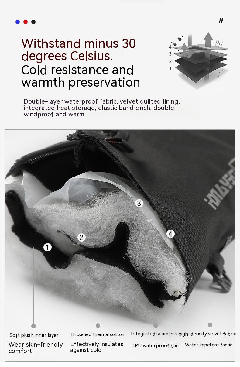 ThermaGrip™ Waterproof Touchscreen Split-Finger Winter Gloves