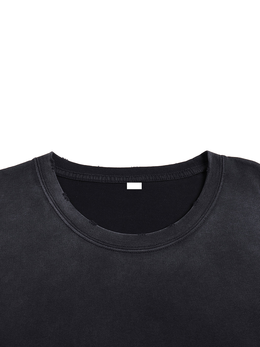 RawEdge™ 260G Washed Frayed Cotton Oversized Tee