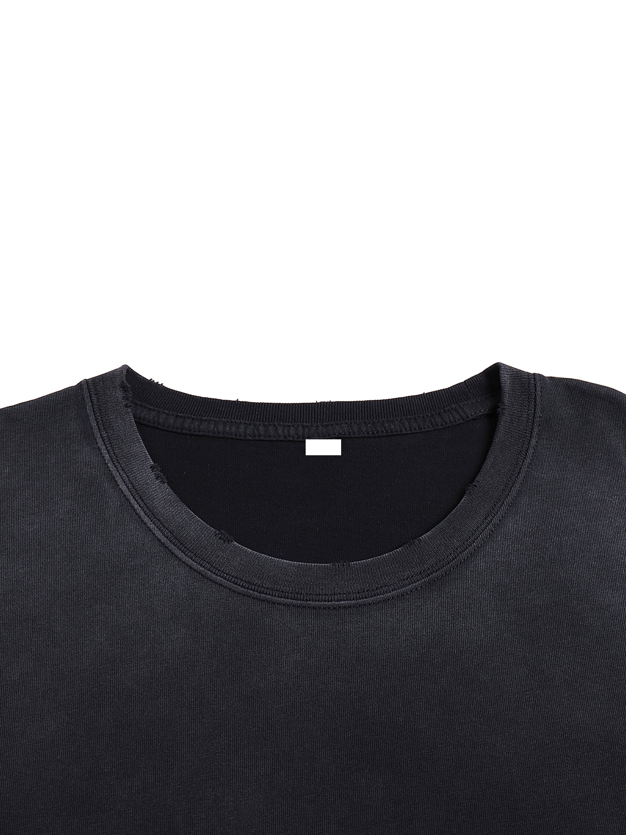 RawEdge™ 260G Washed Frayed Cotton Oversized Tee