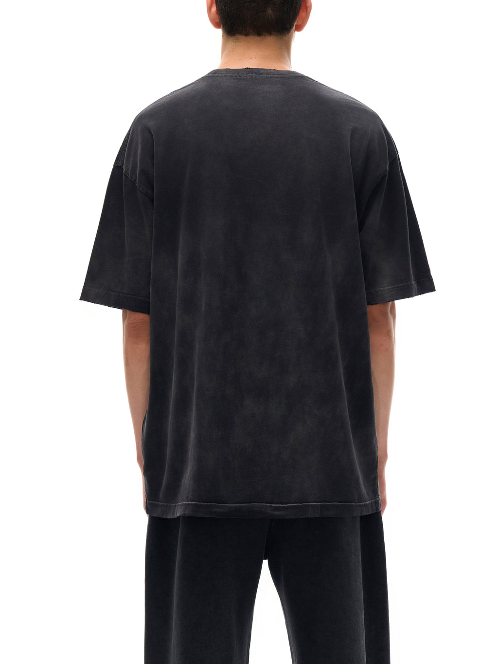 RawEdge™ 260G Washed Frayed Cotton Oversized Tee