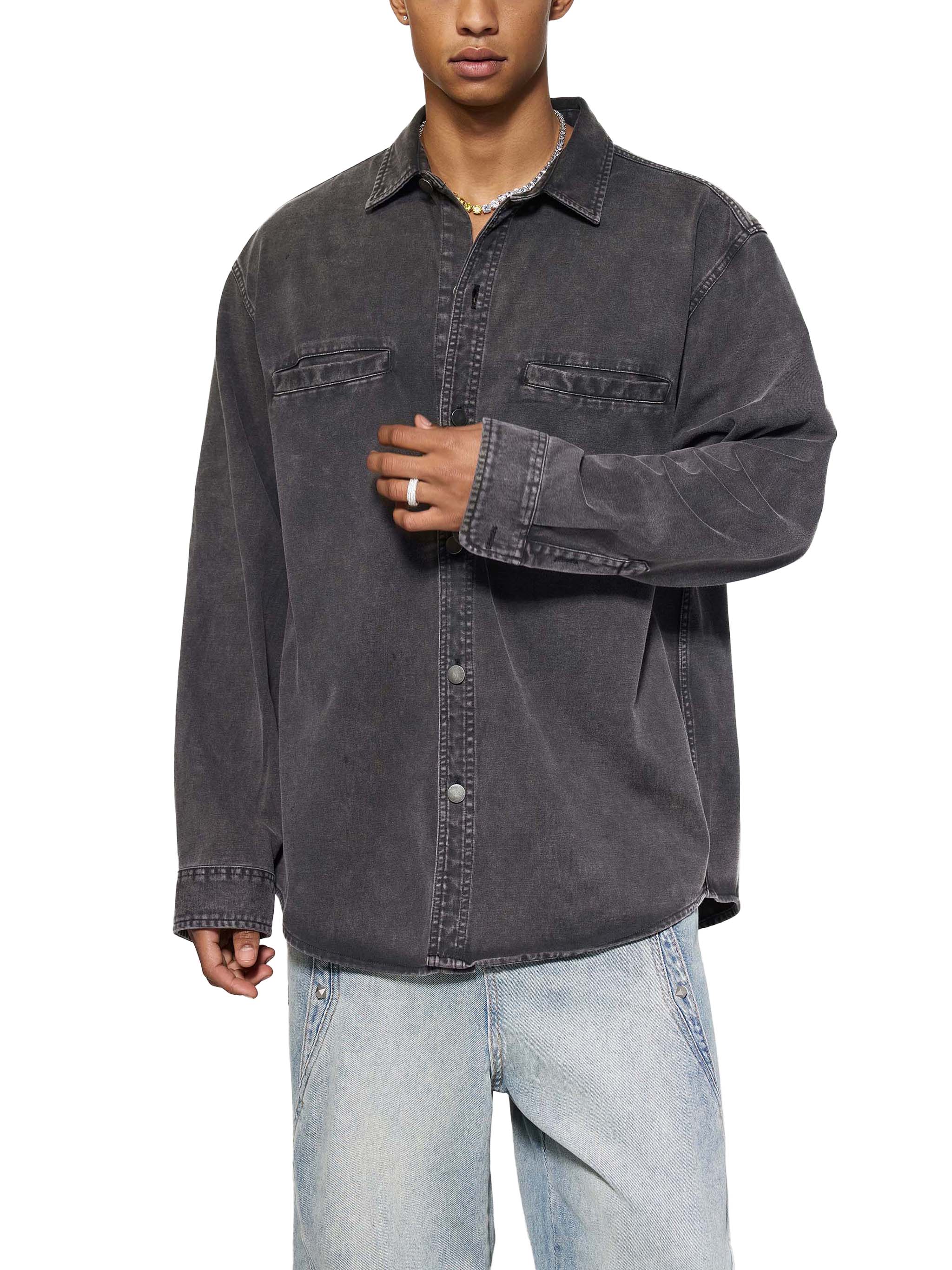 HeritageCore™ 367G Heavyweight Washed Cotton Overshirt