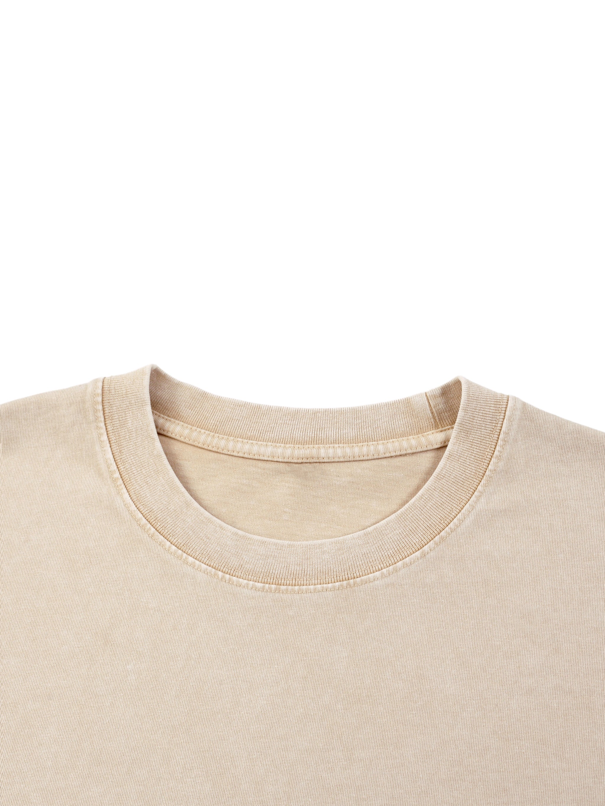BeachWash™ 250G Snow-Washed Oversized Cotton Tee